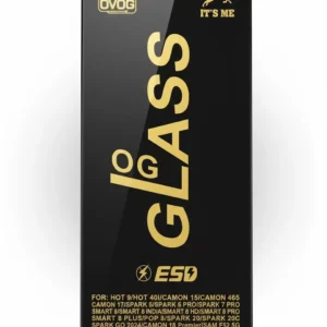 OVOG OG Glass ESD Anti-Static Tempered Screen Protector for Infinix, Tecno, and Moto