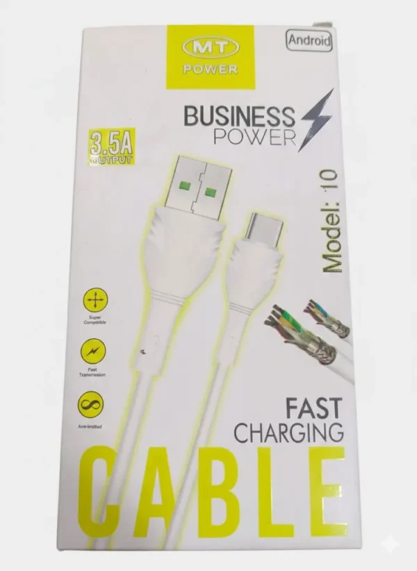 MT POWER Business Power 3.5A Fast Charging Micro-USB Android Data Cable Model 10 MT POWER Business Power 3.5A Fast Charging Micro-USB Android Data Cable Model 10 1