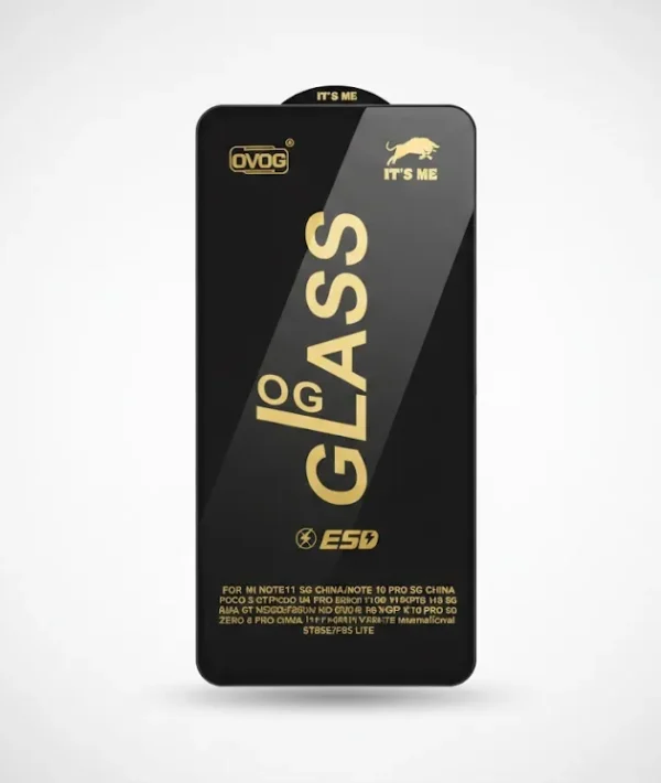 OVOG OG Glass ESD Tempered Glass Screen Protector for Xiaomi, Poco, and Realme Series OVOG OG Glass ESD Tempered Glass Screen Protector for Xiaomi, Poco, and Realme Series 1