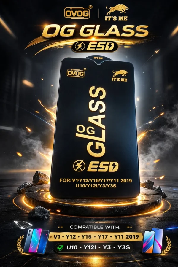 OVOG OG Glass ESD Screen Protector for Vivo Y12 / Y15 / Y17 / Y11 2019 1