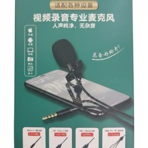Professional Lavalier Microphone for Smartphones DSLR Cameras and Tablets