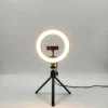 Professional 10 Inch RGB LED Ring Fill Light with Phone Holder and Dimmable USB Remote Control 6