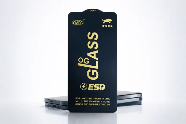 OVOG OG Glass ESD Screen Protector for OnePlus 8T 9 9R Mi 11 12 Lite and Reno 7 Pro - Crystal Clear Protection 1